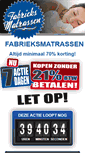 Mobile Screenshot of fabrieksmatrassen.nl